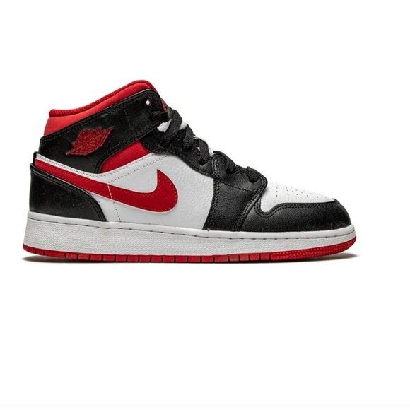 Nike Other - Nike Air Jordan 1 Mid Metallic Red Sneakers Size 7Y/ Women's 8.5